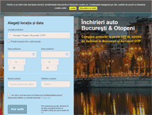 Tablet Screenshot of inchirieriauto-bucuresti.ro